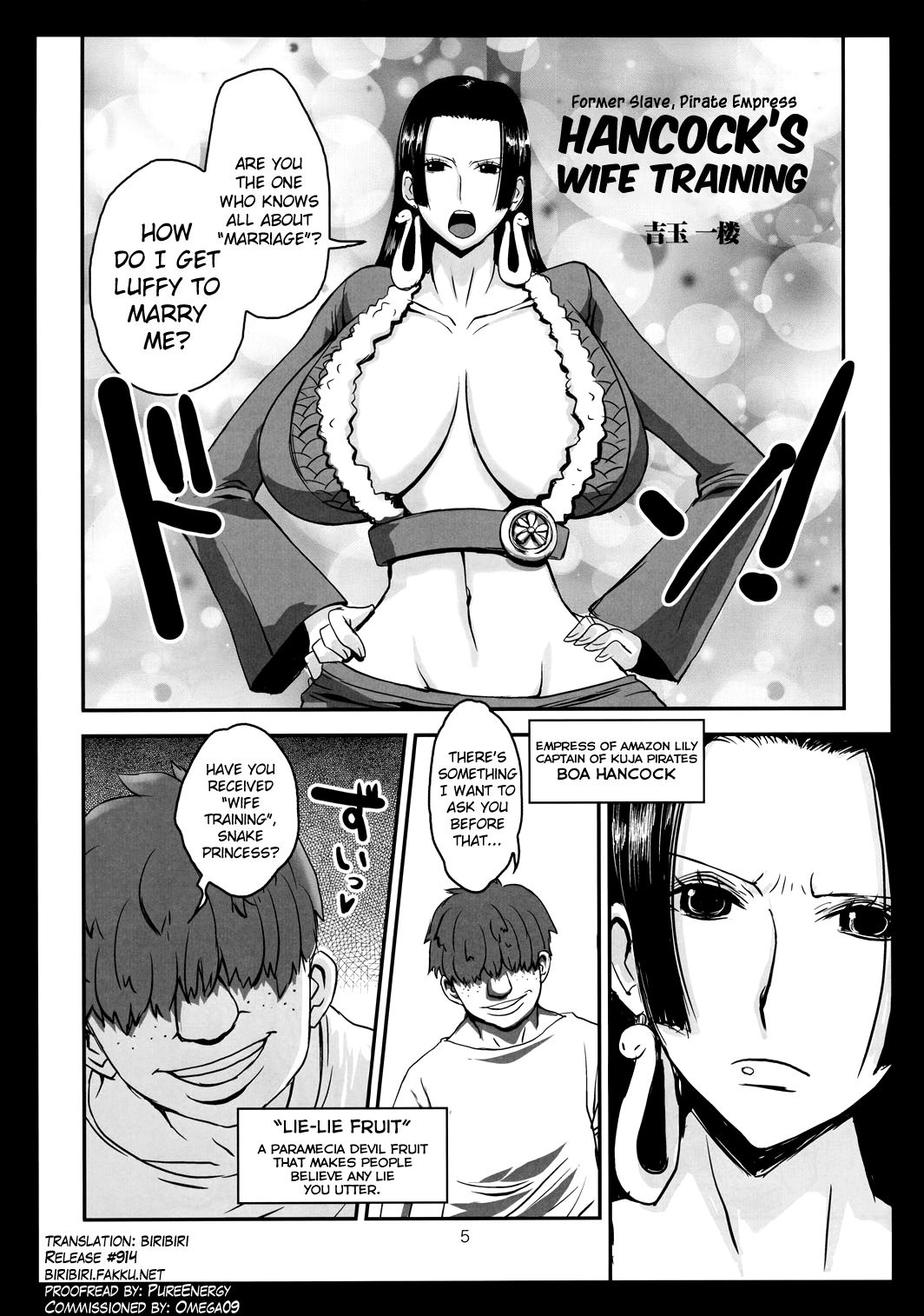 Metabolism-H Moto Dorei Kaizoku Jotei Hancock no Hanayome Shiyugyou page 4 full