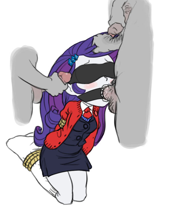 Rarity Bukkake Bondage page 3 full