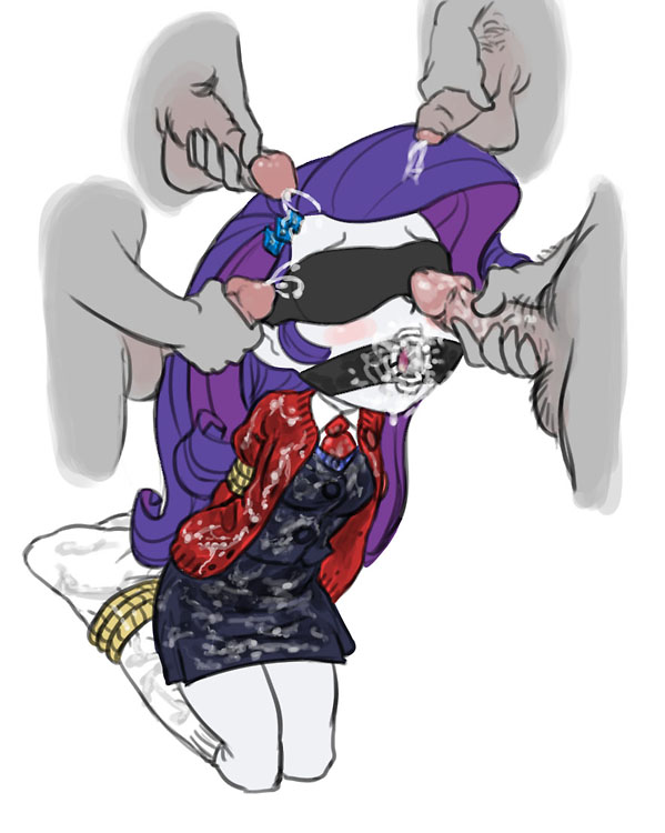 Rarity Bukkake Bondage page 4 full