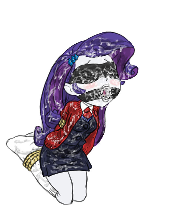 Rarity Bukkake Bondage page 6 full