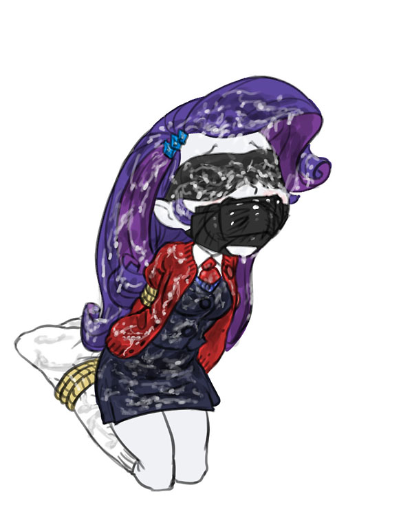 Rarity Bukkake Bondage page 7 full