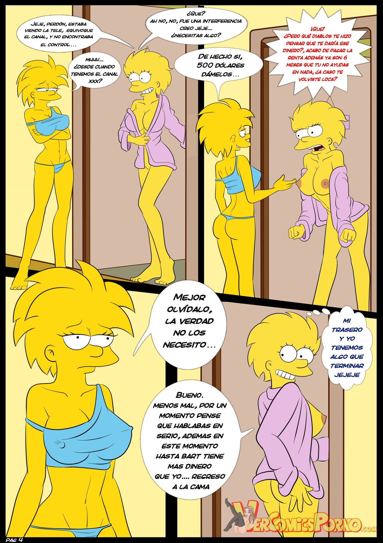 Los Simpsons: Viejas Costumbres 2: La Seduccion page 5 full