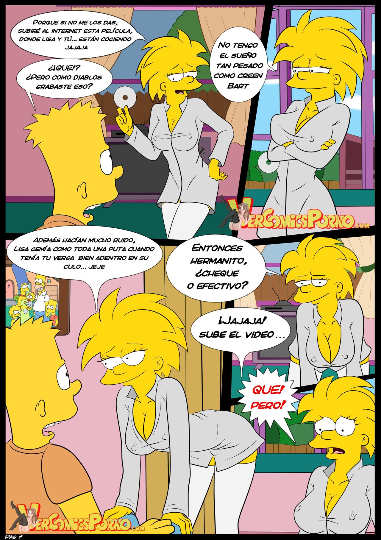 Los Simpsons: Viejas Costumbres 2: La Seduccion page 8 full