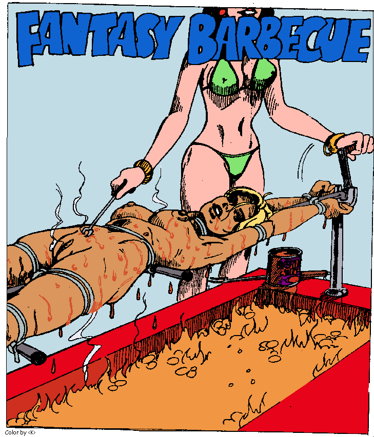 Fantasy barbeque - color page 1 full