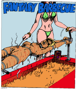 Fantasy barbeque - color