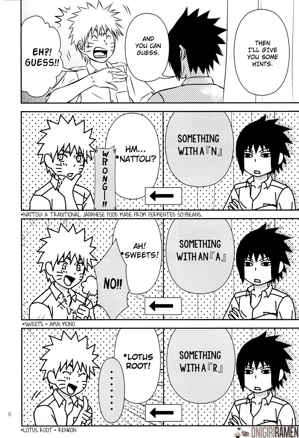 SASUKE ♥ HAPIBA!! page 6 full
