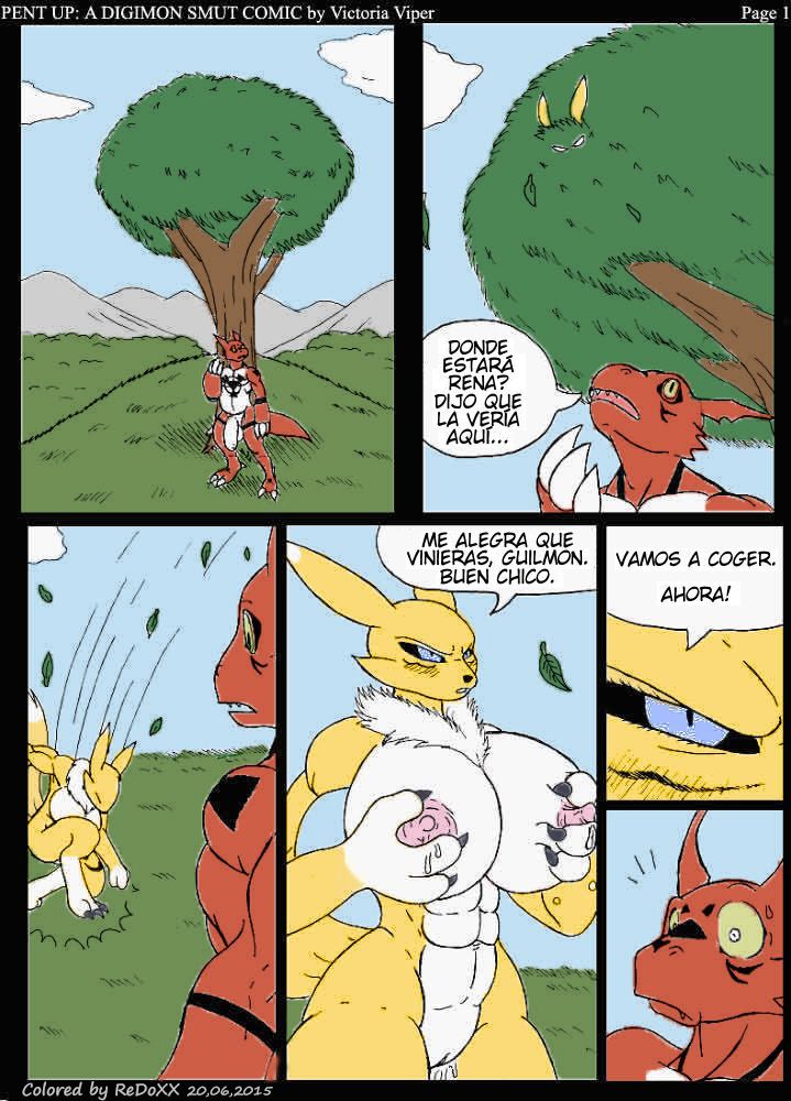 Reprimido: Un Comic De Obscenidades Digimon page 1 full
