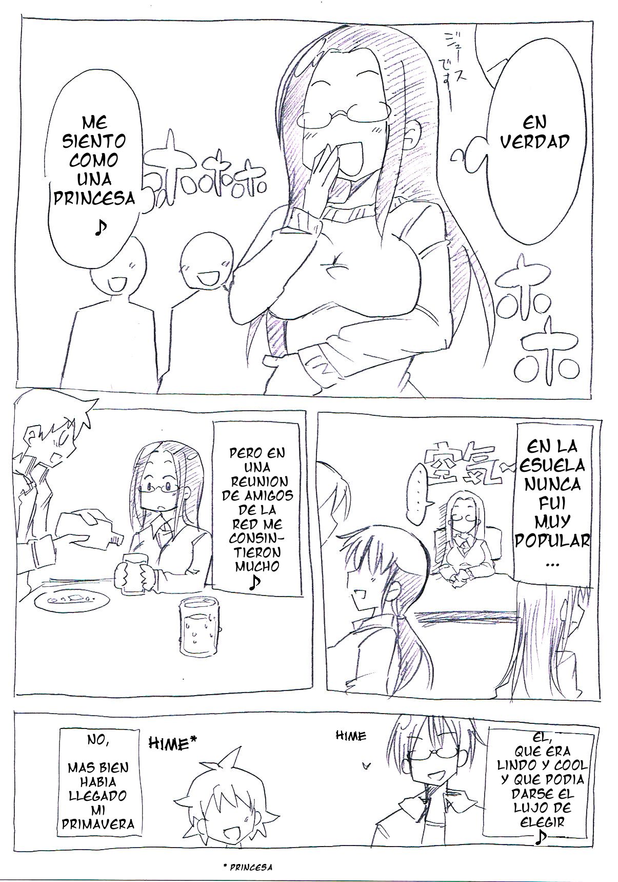 OtaCir no Hime ga Neteiru Aida ni Torimaki ni Okasareru | La princesa del grupo page 3 full