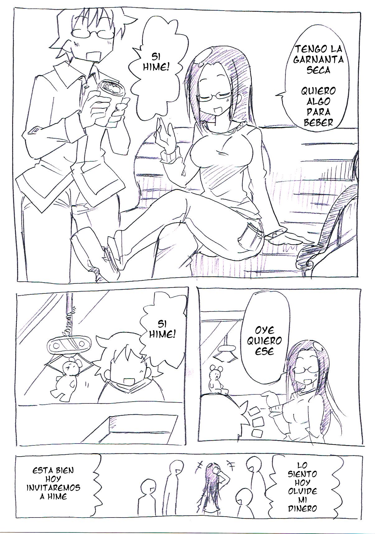 OtaCir no Hime ga Neteiru Aida ni Torimaki ni Okasareru | La princesa del grupo page 4 full