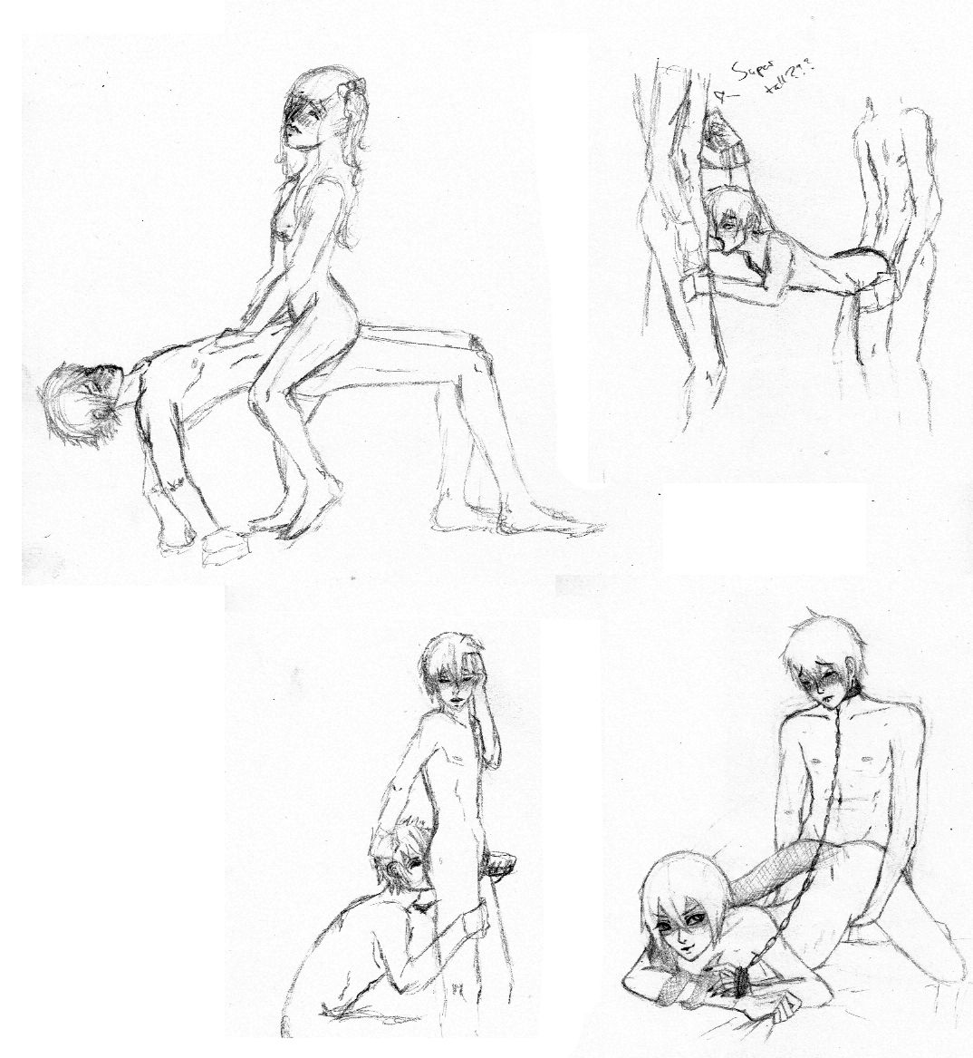 （惠の）Misc。 Sketches。 Messy page 9 full