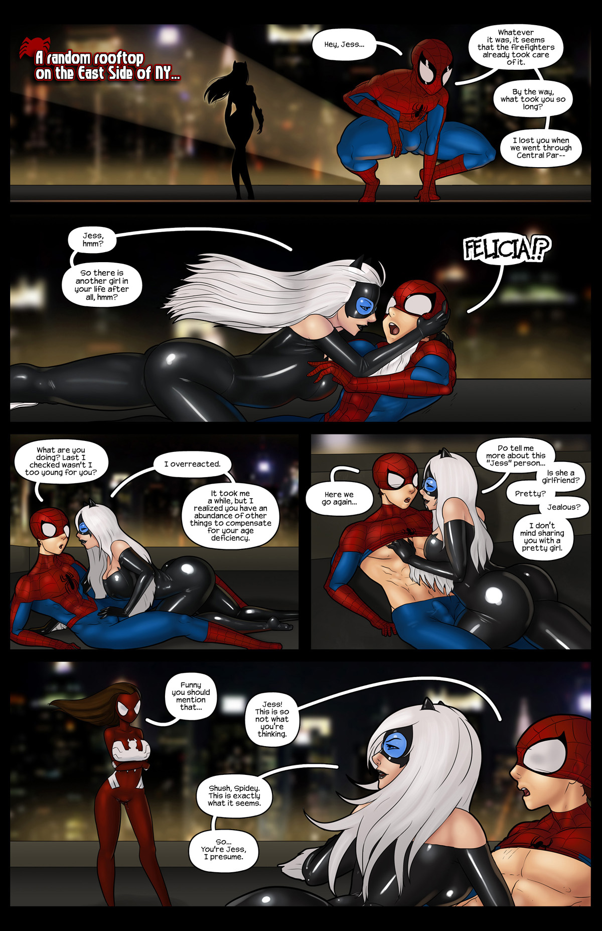 Ultimate Spider-Man XXX 9 - Spidercest - a cat that got your tongue page 3 full